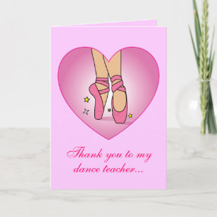 Thank you to my Dance Teacher: Ballet Shoes
