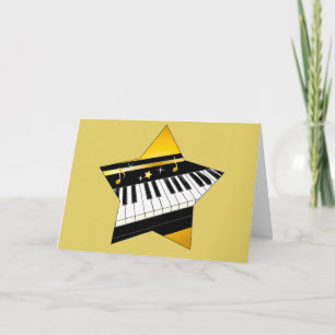 Thank You to My Piano Teacher Card