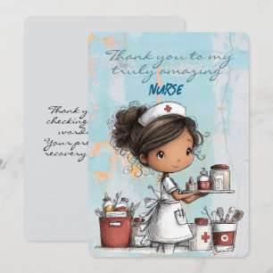 Thank You To My Truly Amazing Nurse Card