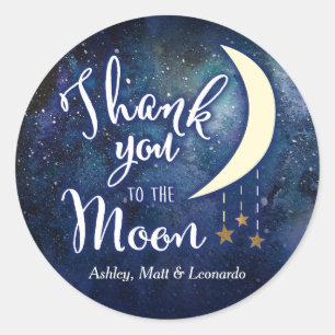 Thank You to the Moon Sticker