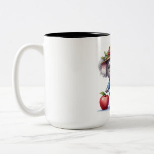 Thank you to the teacher Two-Tone coffee mug
