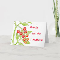 Thank You Tomato card