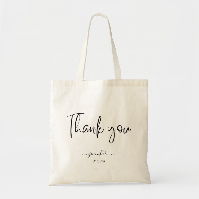 Thank you  tote bag (Front)