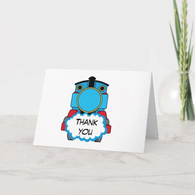Thank you Train note cards (Front)