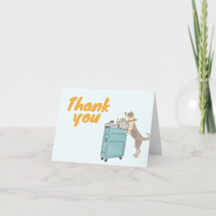 thank you travel dog lover card