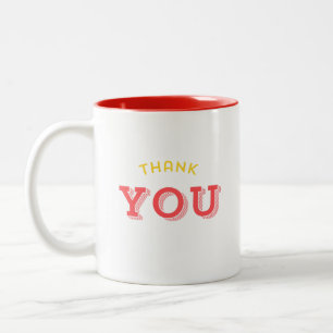 Thank You Two-Tone Coffee Mug