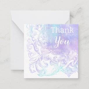 *~* Thank You TY Gratitude AP63 Flat Note Card