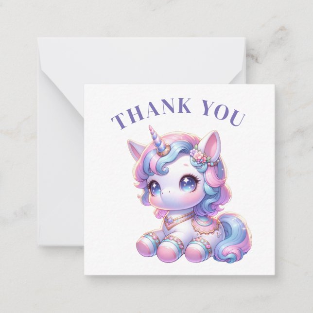Thank you Unicorn Card (Front)
