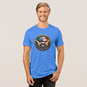 Thank You US Veterans Appreciation  Tri-Blend Shirt
