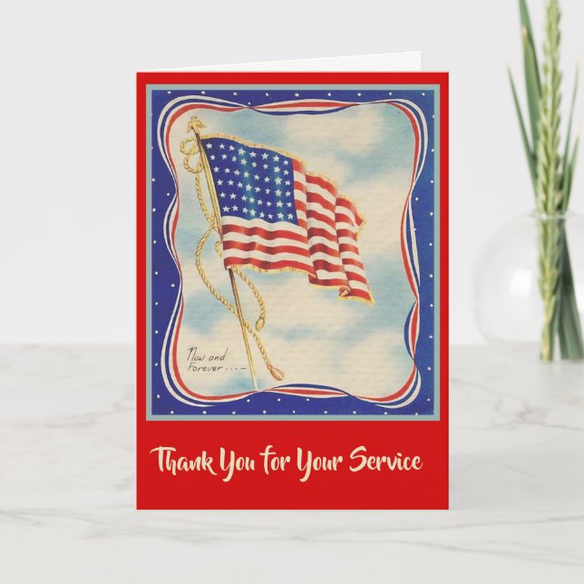 THANK YOU USA AMERICAN FLAG VETERANS (Front)