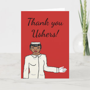 Thank you Ushers Card