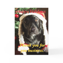 Thank you valued Customers Holiday Card