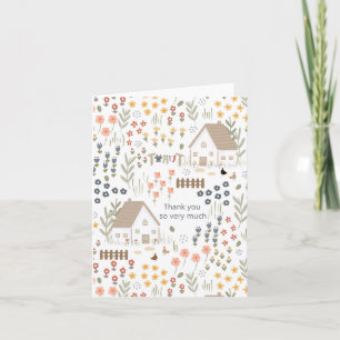 Thank You very Much Cute Country Kathrin Legg Card