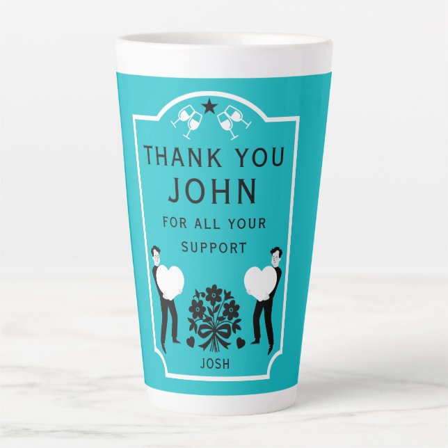 Thank You Very Much Latte Mug (Front)