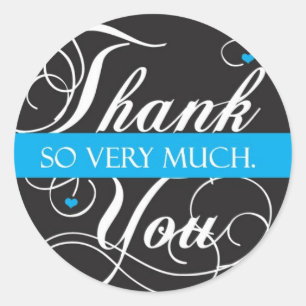 Thank you very much Mum Classic Round Sticker