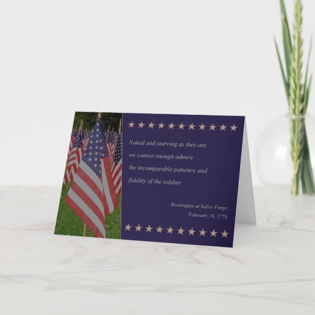 Thank You Veteran Card (Front)