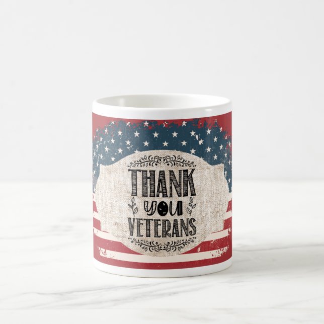 Thank You Veterans Coffee Mug (Center)