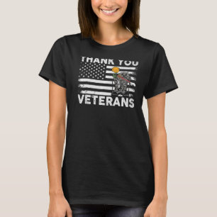 Thank You Veterans Combat Boots Proud Soldiers US T-Shirt