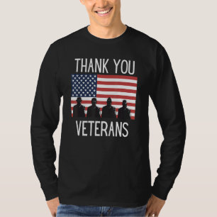 Thank You Veterans Combat Boots Veteran Day Americ T-Shirt