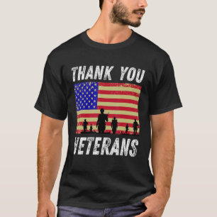 Thank You Veterans Combat Boots Veteran Day Americ T-Shirt