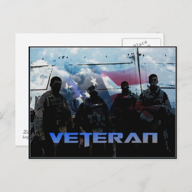 Thank You Veterans Day Postcard (Front/Back)