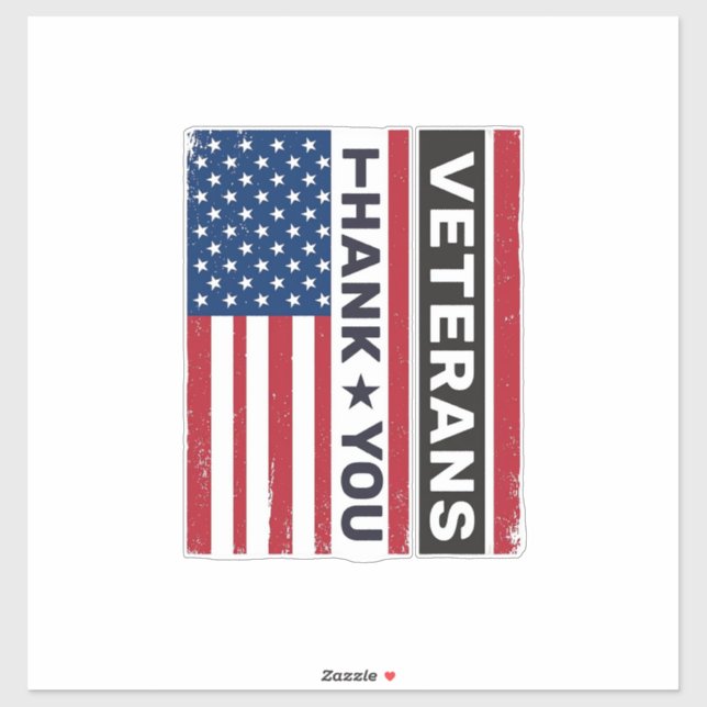 Thank You Veterans Distressed Flag Vector Design_1 (Sheet)