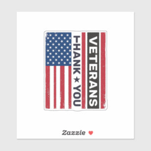 Thank You Veterans Distressed Flag Vector Design_1