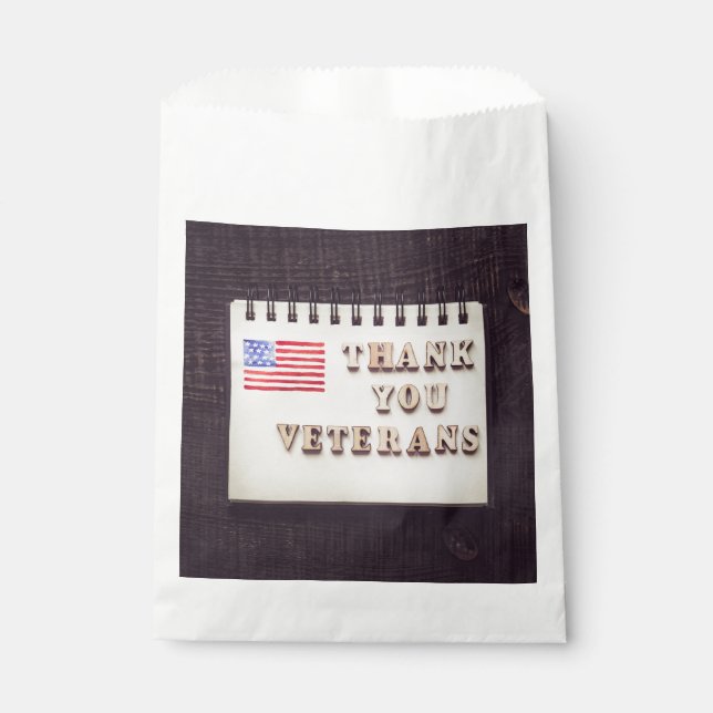 Thank you Veterans Favour Bag (Front)