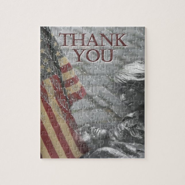 Thank You Veterans Jigsaw Puzzle (Vertical)