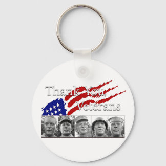 Thank You Veterans Key Ring