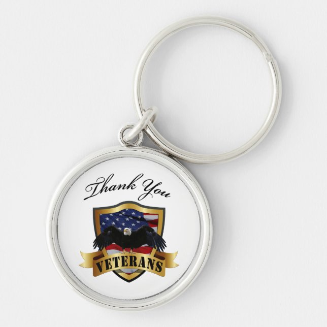 Thank You Veterans Key Ring (Front)