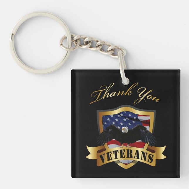 Thank You Veterans Key Ring (Front)