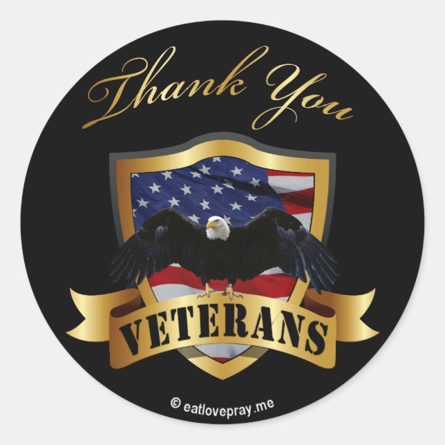 Thank You Veterans - kids wrist stickers (Front)