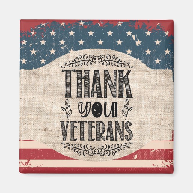 Thank You Veterans Magnet (Front)
