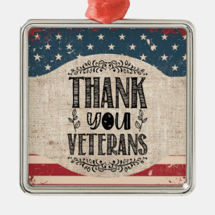 Thank You Veterans Ornament