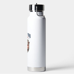 Thank You Veterans Patriotic Eagle Shield Shirt_1 Water Bottle