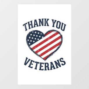Thank You Veterans Patriotic Heart Vintage Shirt D