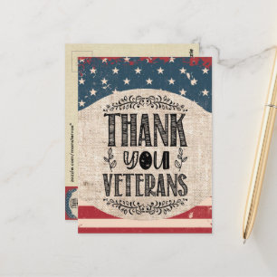 Thank You Veterans Postcard