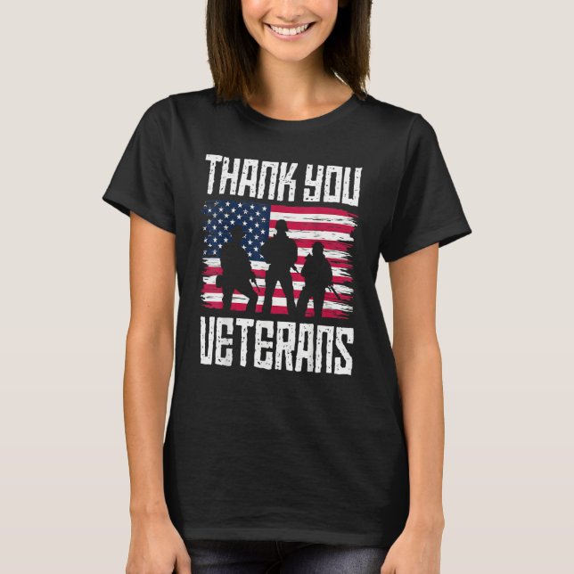 Thank you Veterans  Veterans Day 2022 T-Shirt (Front)