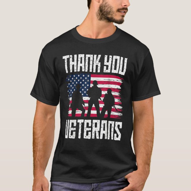Thank you Veterans  Veterans Day 2022 T-Shirt (Front)
