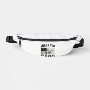 Thank You Veterans Vintage Flag Soldier Shirt Desi Bum Bags