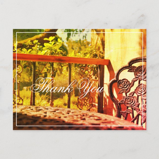 Thank You Villa Feel Beautiful Postcard (Front)