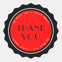 Thank You We Miss You Visit Again 