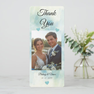 Thank You - Wedding Card