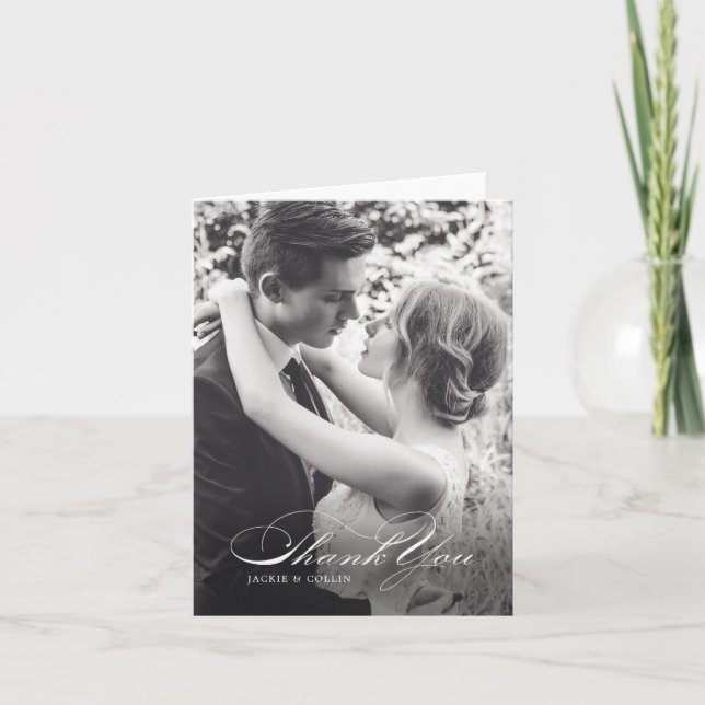 Thank You Wedding Card (Front)