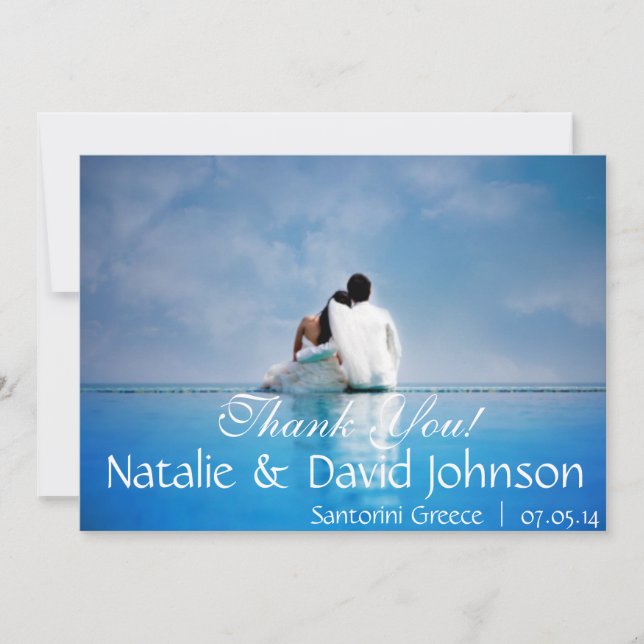 THANK YOU WEDDING CARDS (Front)