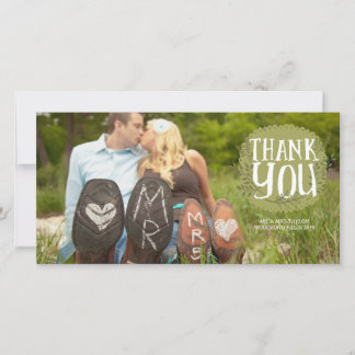 Thank You Wedding Designer Photo Cards