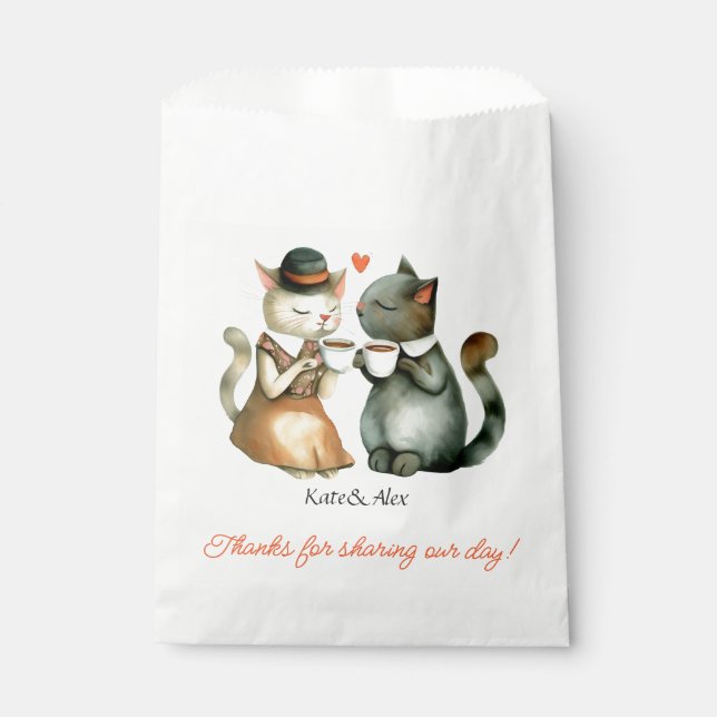 Thank You Wedding Favour Bag (Front)