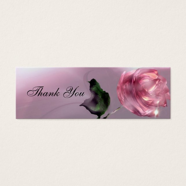 Thank You Wedding Favour Tag (Front)