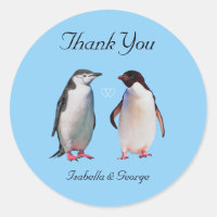 Thank You Wedding & Penguin Couple